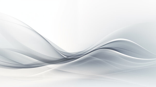 abstract white wave background