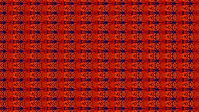 Abstract floral seamless damask pattern multicolor. 3D animated loop backgrounds