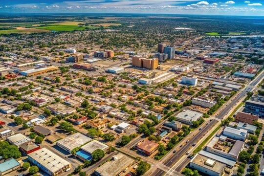 High-definition aerial views of Laredo, Texas. Explore the city's unique cityscape via satellite imagery.