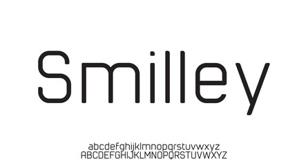 Minimal modern alphabet fonts. Typography minimalist urban digital fashion future creative logo font. vector illustration
