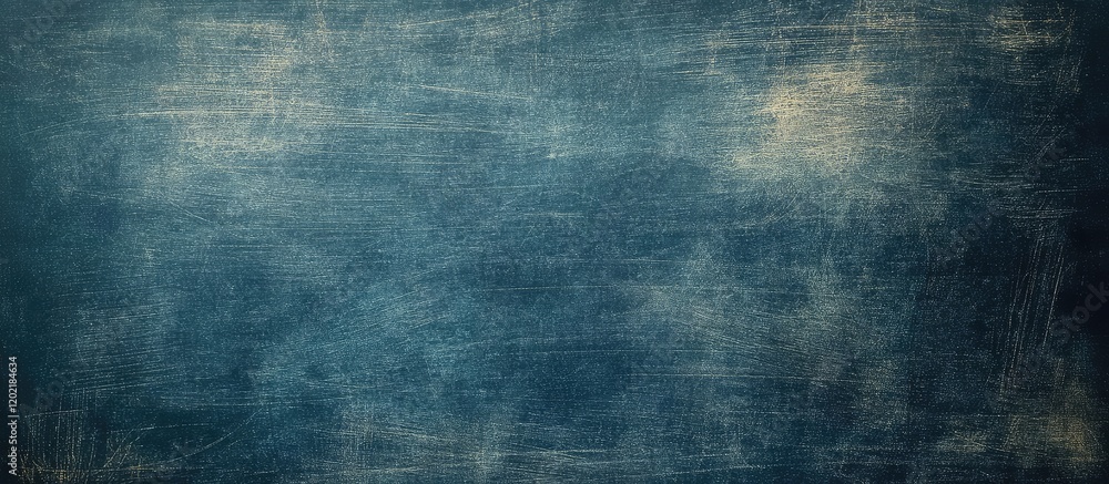 Aufkleber Grunge blue textured background with subtle whispers of light and dark, ideal for various design applications, Copy Space