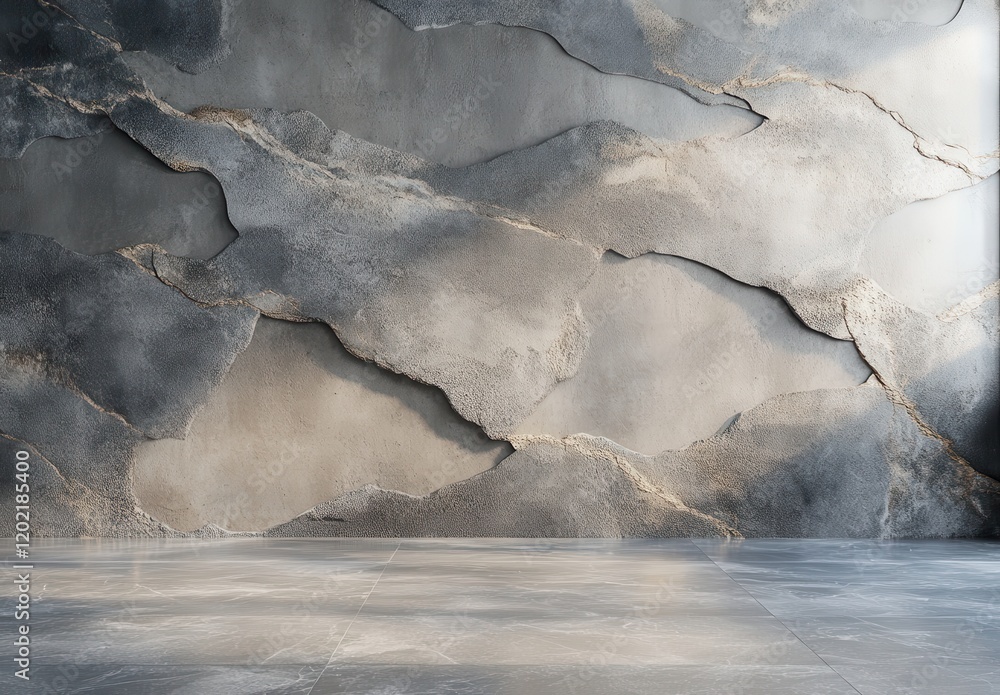 Poster textured concrete wall background with unique patterns and subtle color variations ideal for modern 