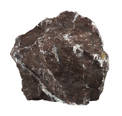 Abstract natural rock isolated element