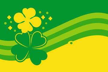 St. Patrick's Day background and design  elements