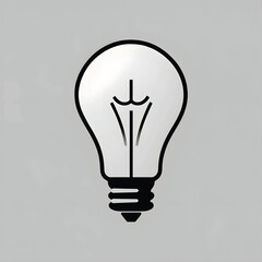 Vector of a light bulb.