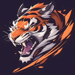 tiger head mascot