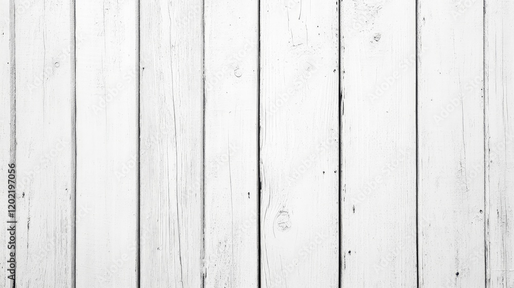Leinwandbilder white wooden planks background with a weathered texture and visible grain patterns suitable for vari
