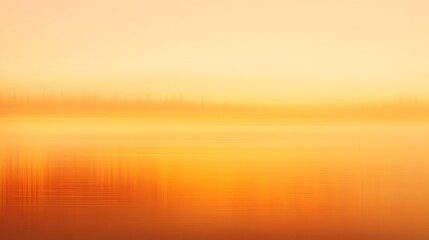 Golden Sunset Over Calm Water Landscape