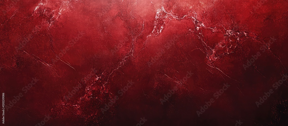 Poster abstract red textured background with dark accents and subtle marbling patterns suitable for design 