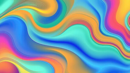 Obraz premium Abstract black and orange wave design with dynamic movement, pattern, modern, curve
