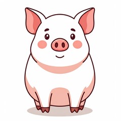 Fototapeta premium pig cartoon