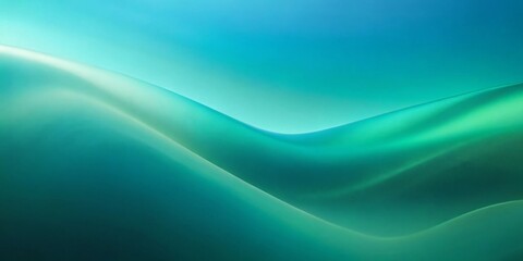 Fototapeta premium Soft blue-green gradient background minimalist design for a gentle and calming visual experience