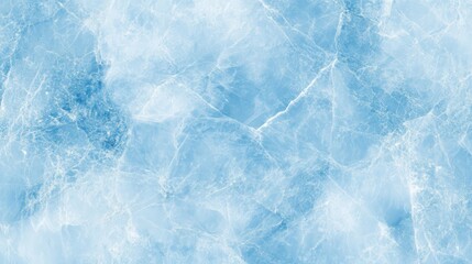 Fototapeta premium Blue Ice Texture Background with Subtle Patterns and Copy Space for Text