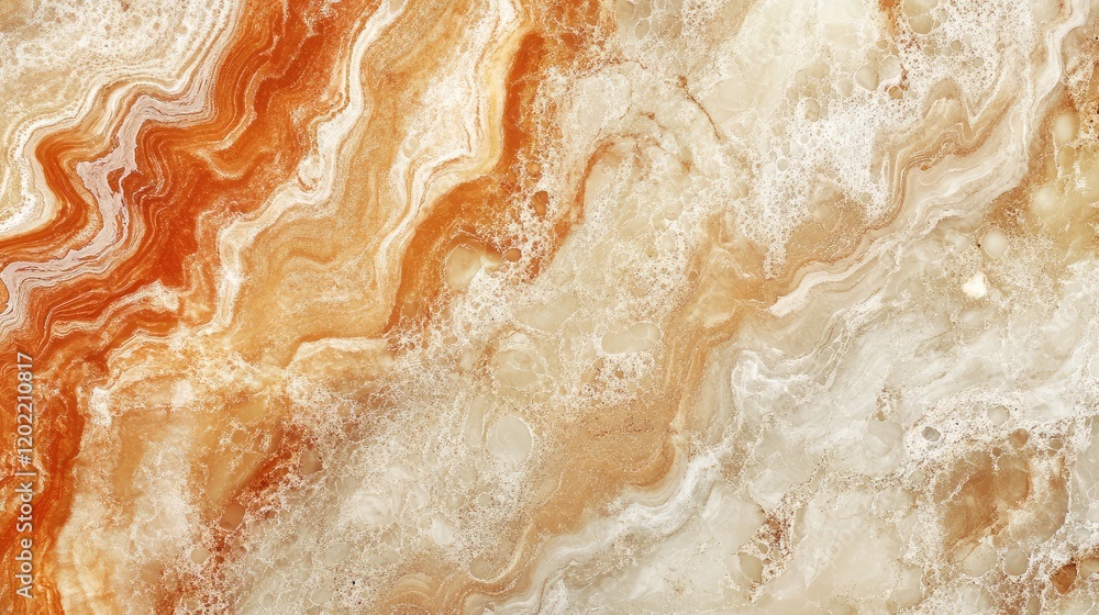 Leinwandbilder abstract close-up of natural onyx stone surface with warm colors and intricate patterns featuring sw