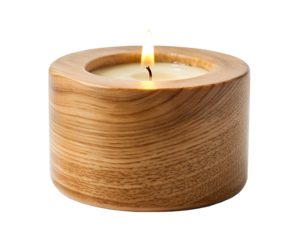candle on a white background