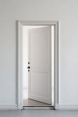 White Open Door