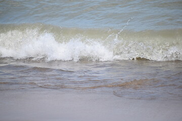 waves on the beach