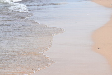 waves on the beach