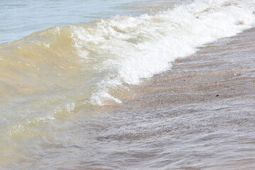 waves on the beach