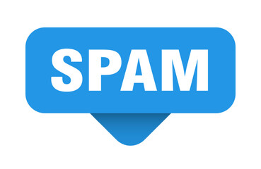 spam sticker. spam sign on transparent background