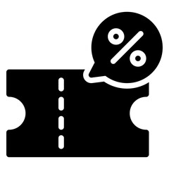 voucher solid icon