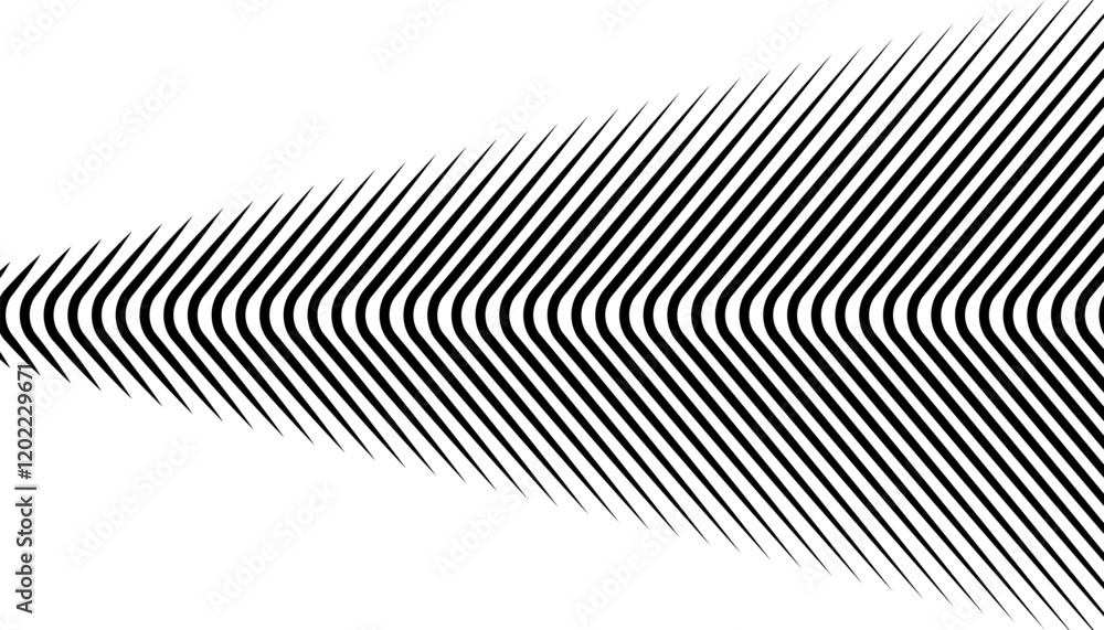 Poster black and white abstract transition pattern with arrows shape for sporty background and jersey desig