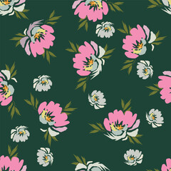 Seamless pattern texture vector for print textile designs
