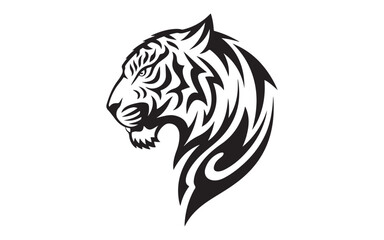 tiger silhouette vector