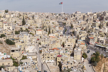 View of Amman from the Amman Citadel, Jordan