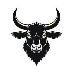 Bull head vector 