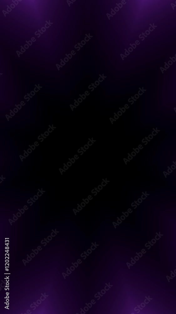 Aufkleber hypnotic kaleidoscope pattern featuring glowing neon rings arranged in circular symmetry against a b