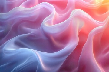 Fototapeta premium stylish abstract background featuring soft curves and gentle gradients, blending pastel colors to create a serene atmosphere, perfect for modern design and creativity