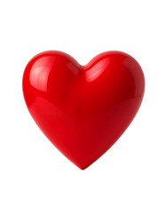 Red isolated heart 