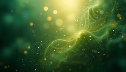 Abstract Green Energy Background