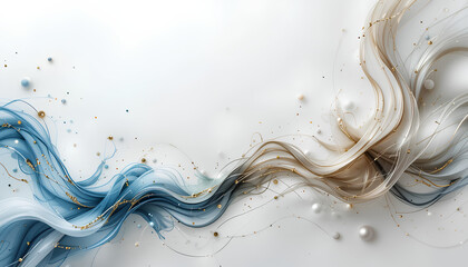 Abstract Colorful Flow Background