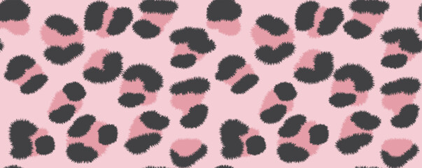 leopard fur background pink 