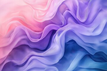 Modern Gradient Wallpaper: Smooth Flow of Blues, Purples, and Pinks