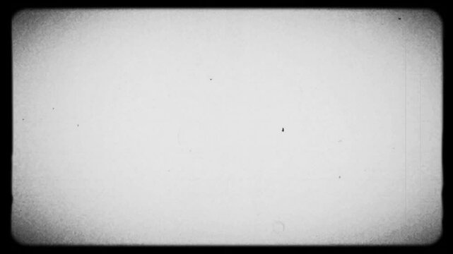 Old Film Frame Overlay, Noise, Defects, and Artifacts, Film Grain Texture, Vintage Style Film Effect.