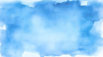 Fototapeta premium Abstract Light Blue Watercolor Wash Background