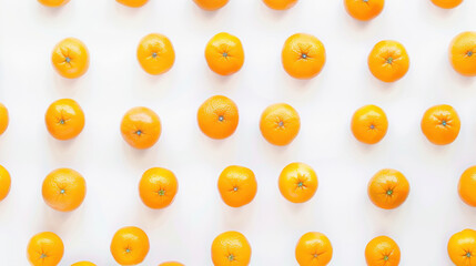 Fototapeta premium oranges isolated on white