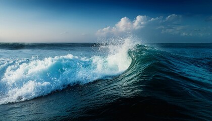 Fototapeta premium photo of the sea wave