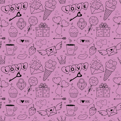 Vector pattern for Valentine is Day.Weddings, gift