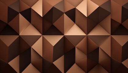 Obraz premium seamless geometric pattern brown beige ivory
