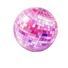 Obraz premium Disco Ball Clipart Vector Illustration - Retro Party Vibes