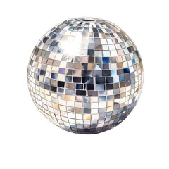Obraz premium Disco Ball Clipart Vector Illustration - Retro Party Vibes