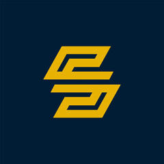 abstract initial letter S logo design template . Creative Modern Letters Vector Icon Logo 
Illustration.