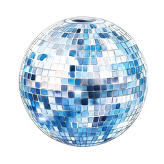 Disco Ball Clipart Vector Illustration - Retro Party Vibes