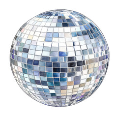 Disco Ball Clipart Vector Illustration - Retro Party Vibes