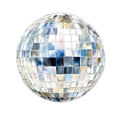 Disco Ball Clipart Vector Illustration - Retro Party Vibes