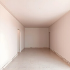 Fototapeta premium pastel colored liminal space, 3d render